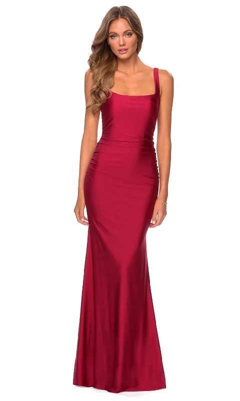 Women's Boat Collar DressesLa Femme 28634