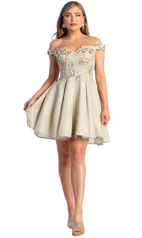 Women's Keyhole-Back DressesMay Queen MQ1906