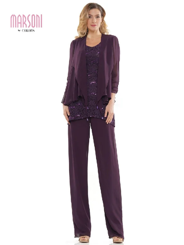 Women's U-Shaped Collar DressesMarsoni 303 Eggplant 6 Sale