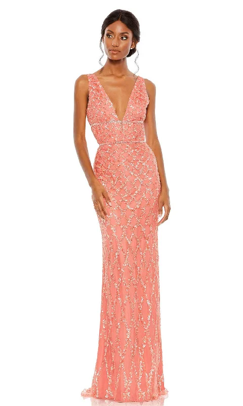 Women's V-Shaped-Neck DressesMac Duggal 5669