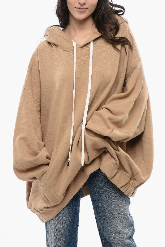 Women's Blouse with SleevelessR13 Oversized Jumbo Hoodie With Patch Pocket