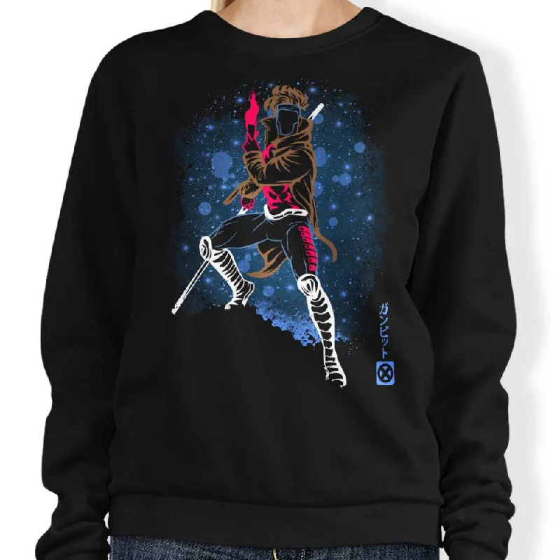Women's Blouse with Wide CollarThe Royal Flush - Sweatshirt