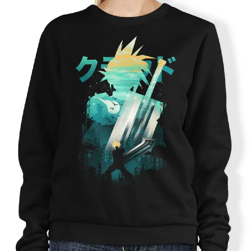 Women's Blouse with Collarless NeckFirst Class Soldier - Sweatshirt