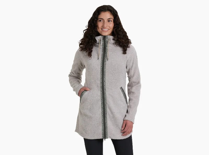Women's Blouse with Collarless DesignWomen's Hygge Long Jacket