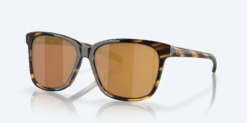 Women's Blouse with Three-Quarter SleevesMay Polarized Sunglasses - Gold Lense/Tortoise Frame