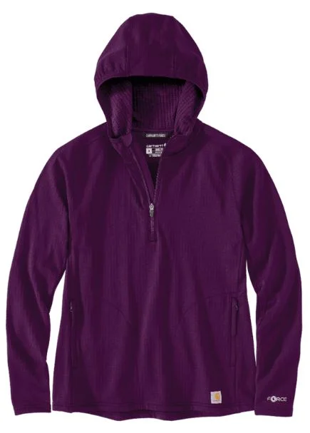 Women's Blouse with Narrow CollarWomen's Force RelaxedFit Half-Zip Hooded T-Shirt