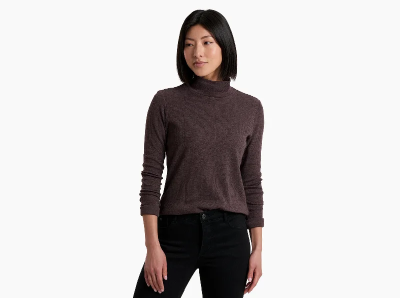 Women's Blouse with LaceWomen's Verona Rib LS Shirt
