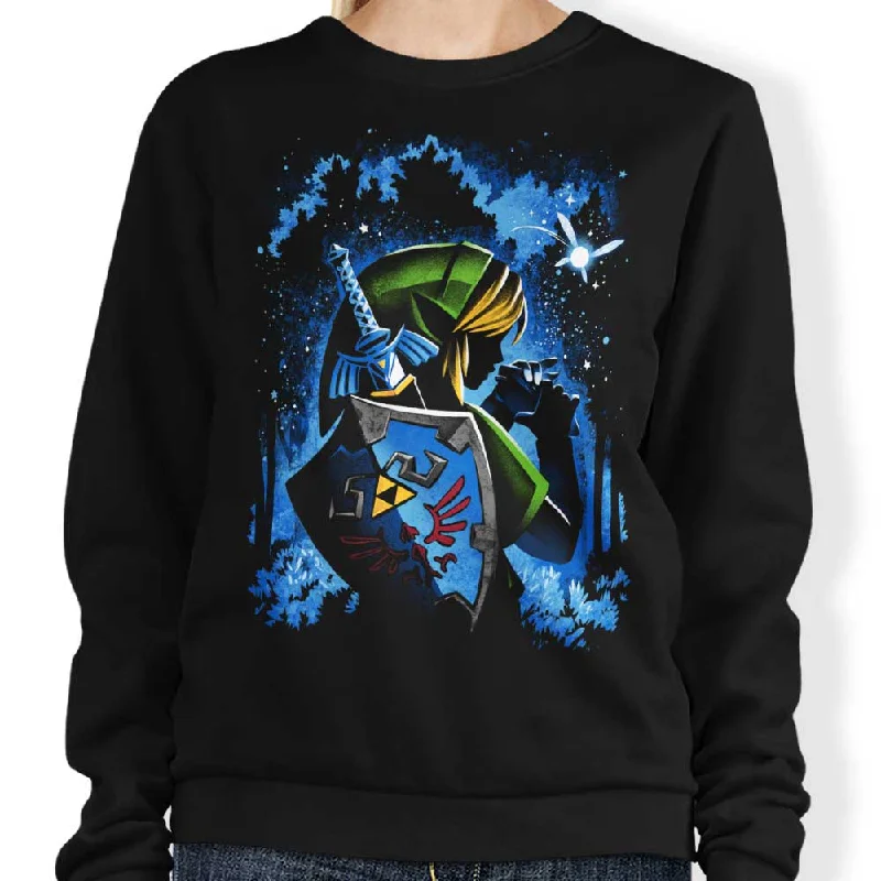 Women's Blouse with Keyhole CollarOcarina Hero - Sweatshirt