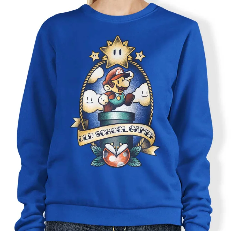 Women's Blouse with SleevelessSuper Old School Gamer - Sweatshirt