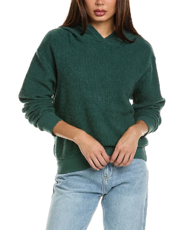 Women's Blouse with Wide Collarperfectwhitetee Terry Hoodie