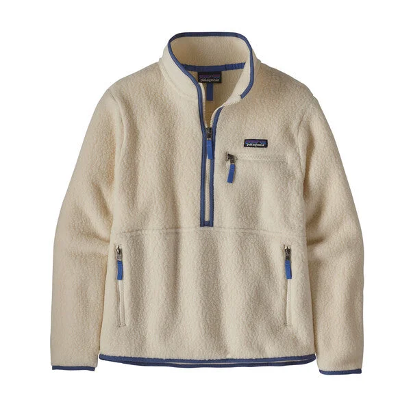 Women's Blouse with Cropped LengthWomen's Retro Pile Marsupial Pullover