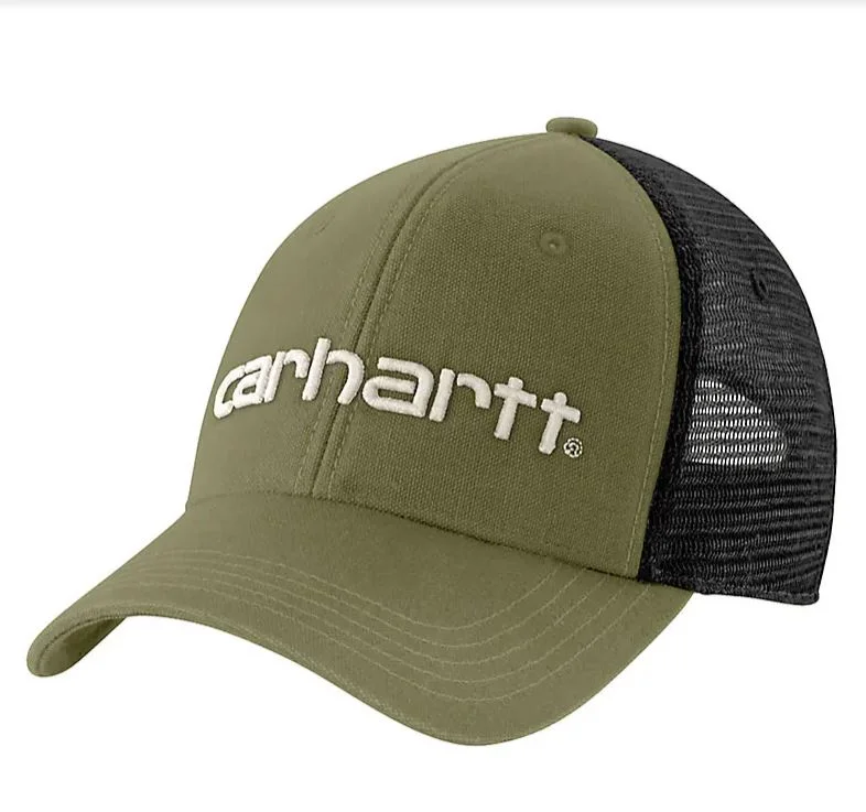 Women's Blouse with High CollarCanvas Mesh-Back Logo Graphic Cap