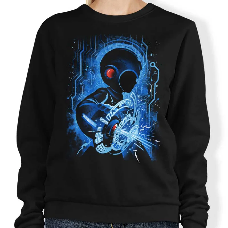 Women's Blouse with Wide CollarRock Buster - Sweatshirt