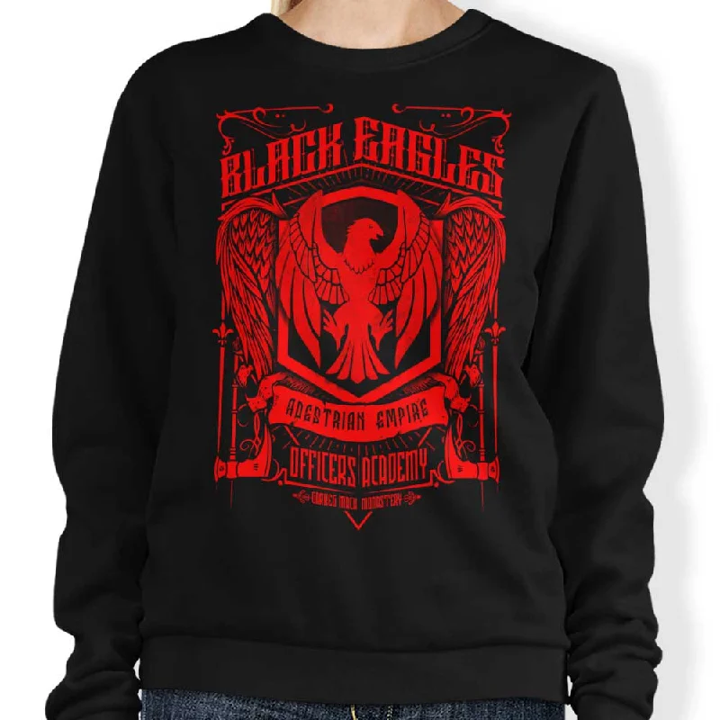 Women's Blouse with Collarless DesignBlack Eagles Officer - Sweatshirt