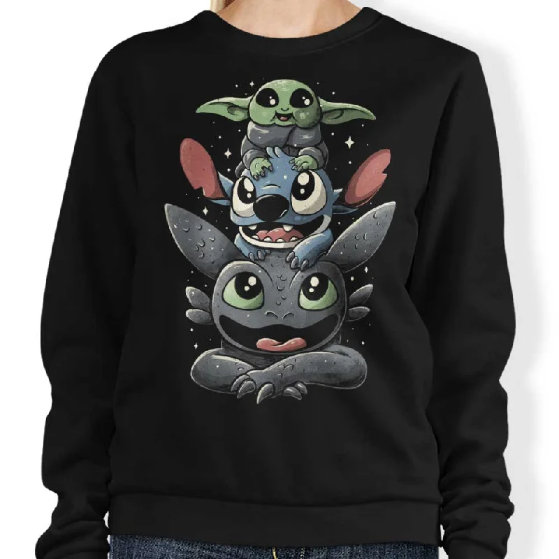 Women's Blouse with Keyhole CollarCuteness Tower - Sweatshirt