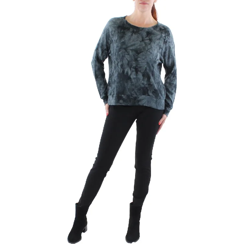 Women's Blouse with Sweetheart CollarPlus Womens Tie-Dye Rayon Sweatshirt