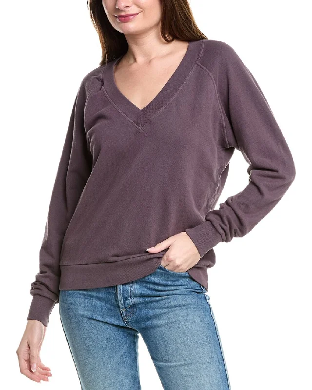 Women's Blouse with Mandarin Collarperfectwhitetee Relaxed French Terry Sweatshirt