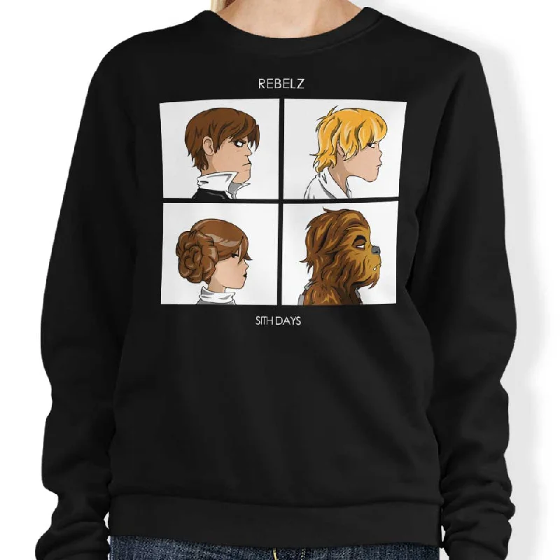 Women's Blouse with U-Shaped CollarSith Days - Sweatshirt