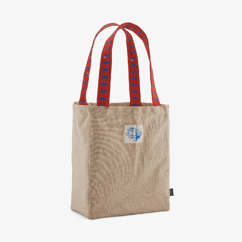 Women's Blouse with Rounded CollarRecycled Market Tote