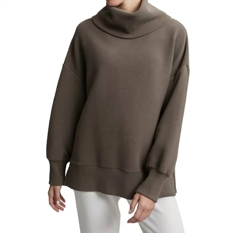 Women's Blouse with Peter Pan CollarMilton Sweat In Tarmac