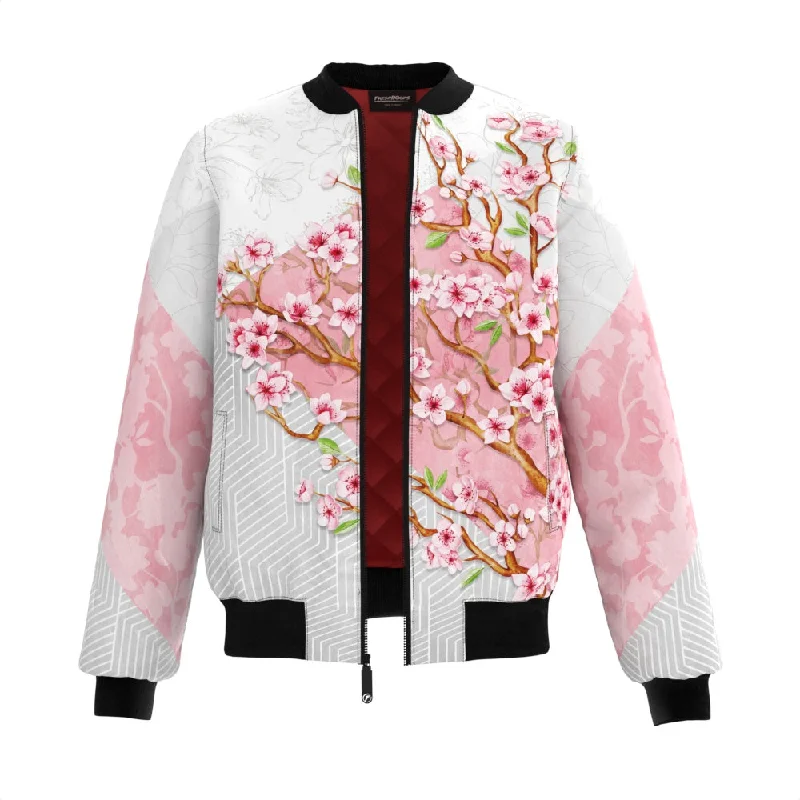Women's Coats with Fur Trimmed CollarCherry Chic Bomber Jacket
