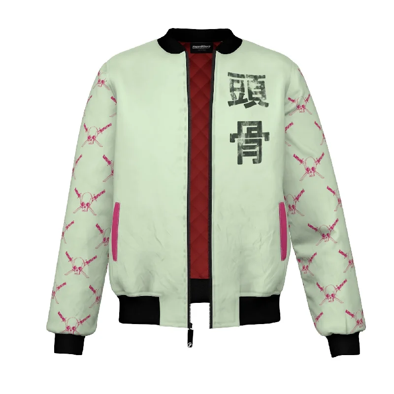 Women's Wool CoatsSkull Shadow Bomber Jacket
