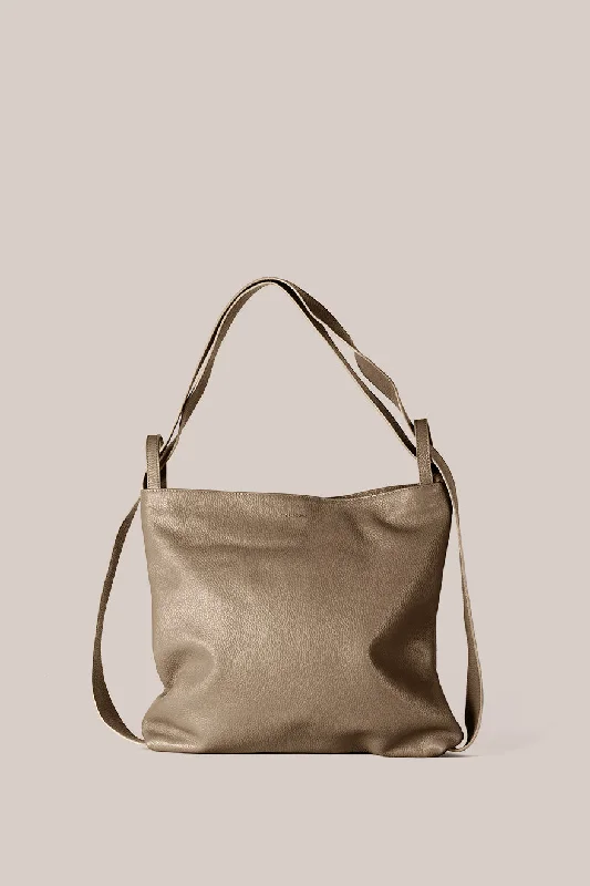 Bella Taupe 2-in-1 Convertible Backpack Tote