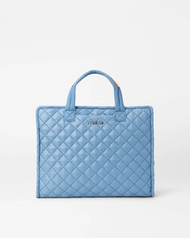 Cornflower Blue Medium Metro Box Tote