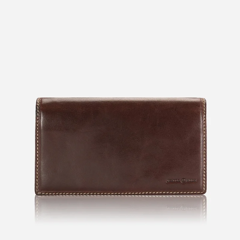 Large Leather Purse, Mocha