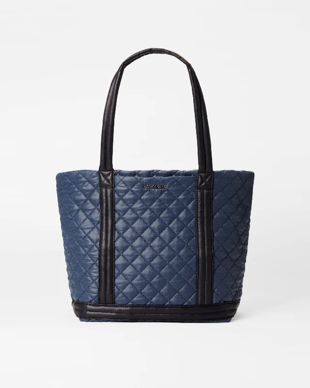 Navy & Black Medium Empire Tote