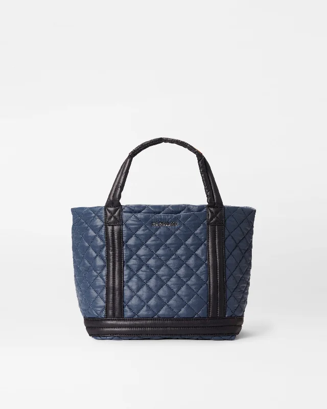 Navy & Black Small Empire Tote