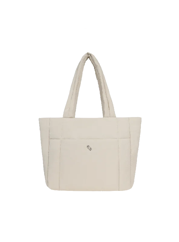 Puffer Shopper (Gloss Macadamia)