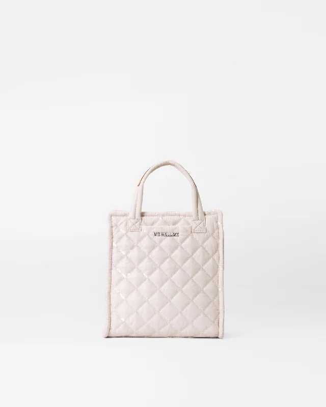 Rose Rec With Sequin Mini Box Tote