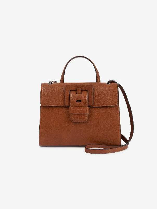 sac kill me en cuir cognac