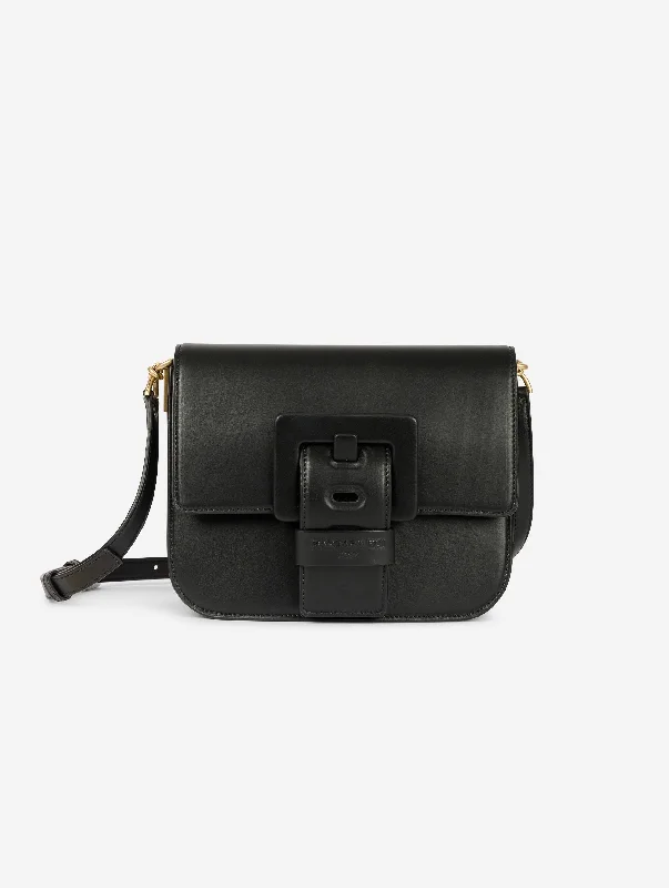 Sac Touch Me en cuir noir