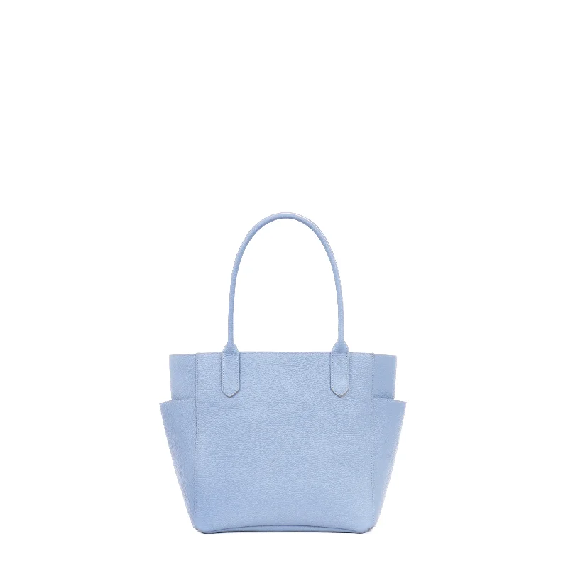 SMALL POCKET TOTE CORNFLOWER CALF